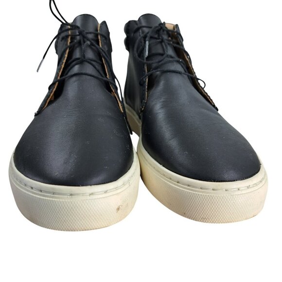 Nisolo Everyday Mid Top Black Leather Sneaker Size 9.5 Cortez Vibram Chukka main image 11